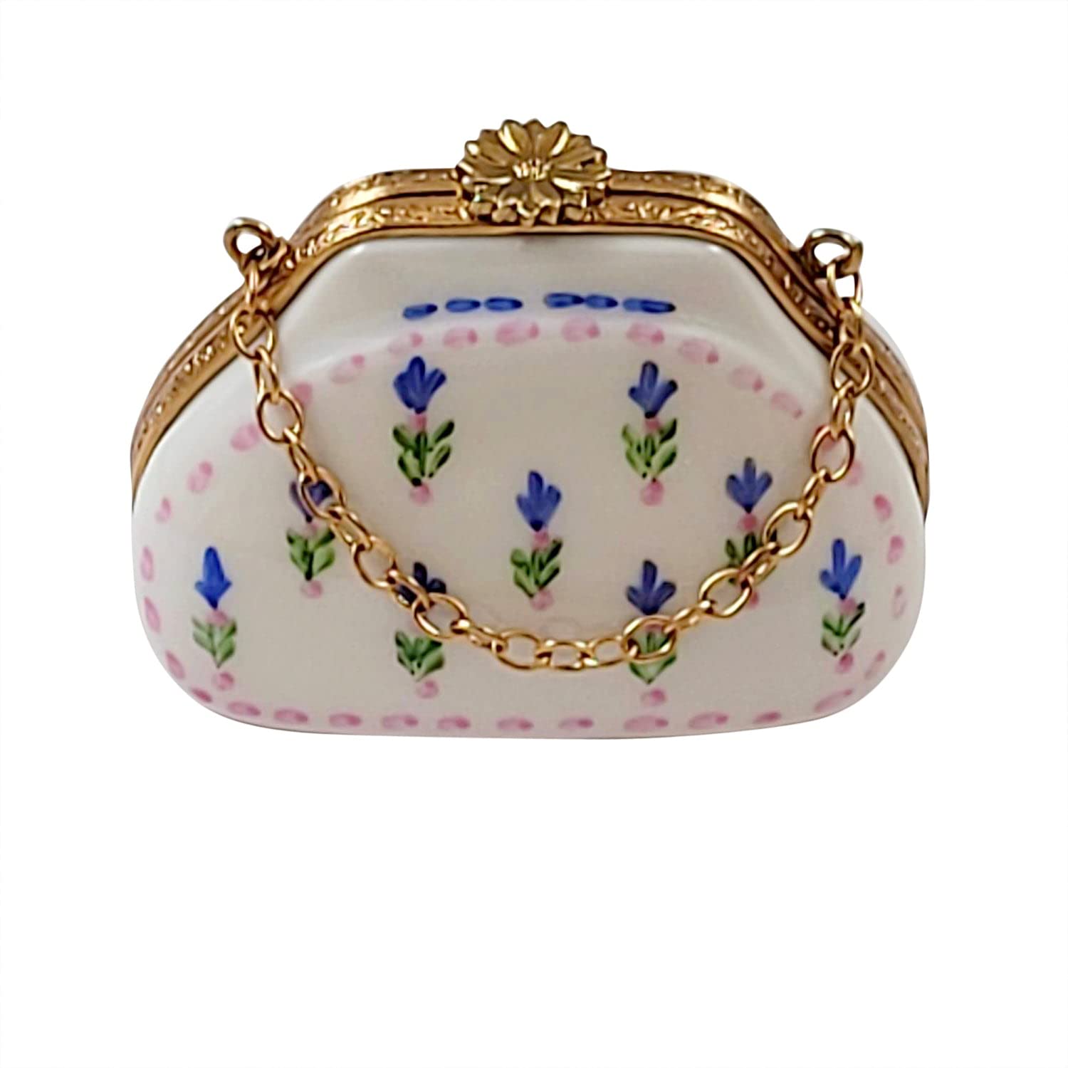 Amazon.com: Rochard Bluebonnet Purse Limoges Porcelain Box